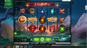 Mr Green Casino seriös - Lights ist eine der vielen Slotmachines.